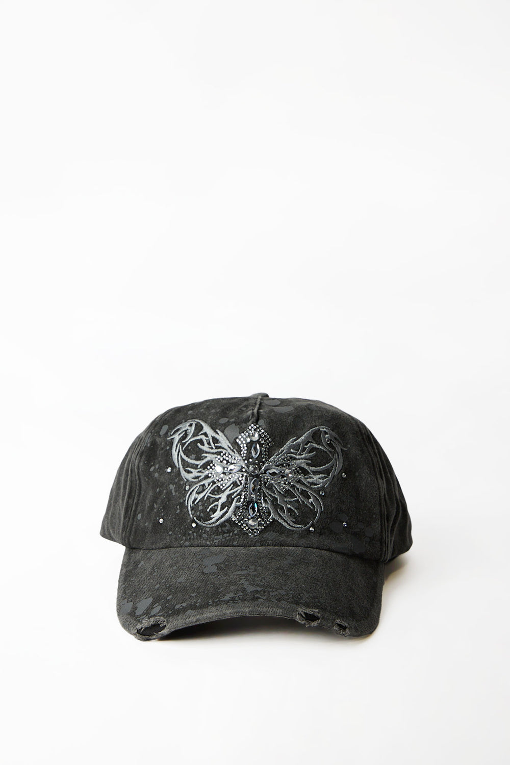 Butterfly Cross Rhinestone Cap Butterfly Cross Rhinestone Cap