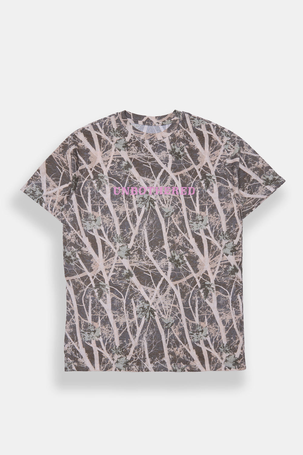 T-shirt coupe boyfriend camouflage arbres Unbothered T-shirt coupe boyfriend camouflage arbres Unbothered