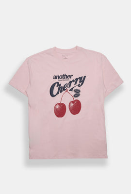 Sweet Summer Cherry Graphic Boyfriend Tee
