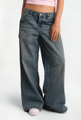 Jean ultra-ample taille basse