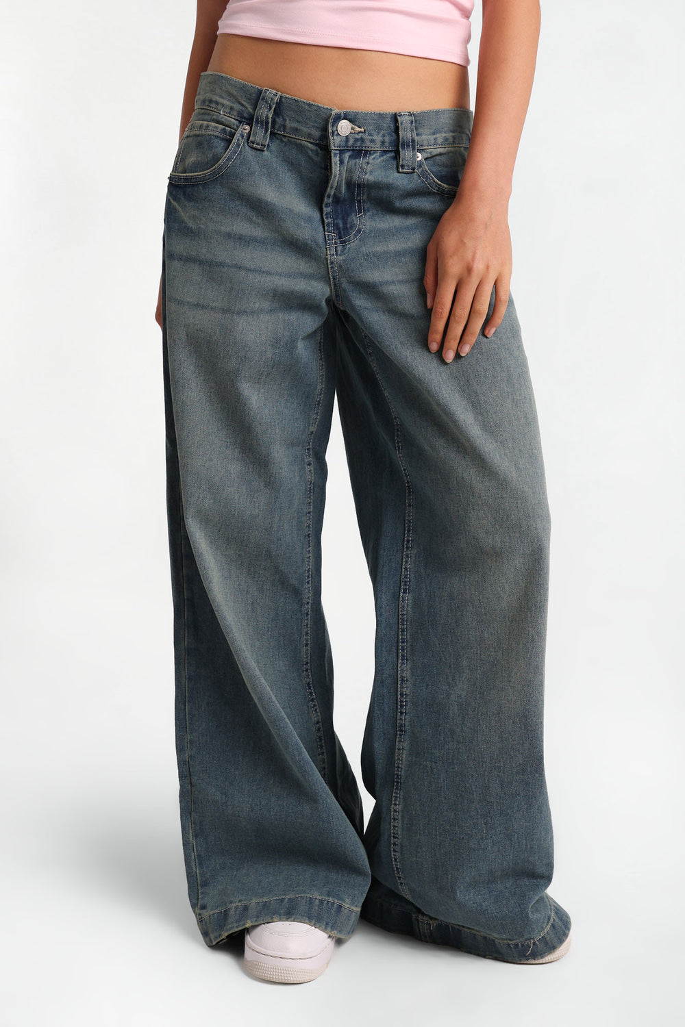 Jean ultra-ample taille basse Jean ultra-ample taille basse