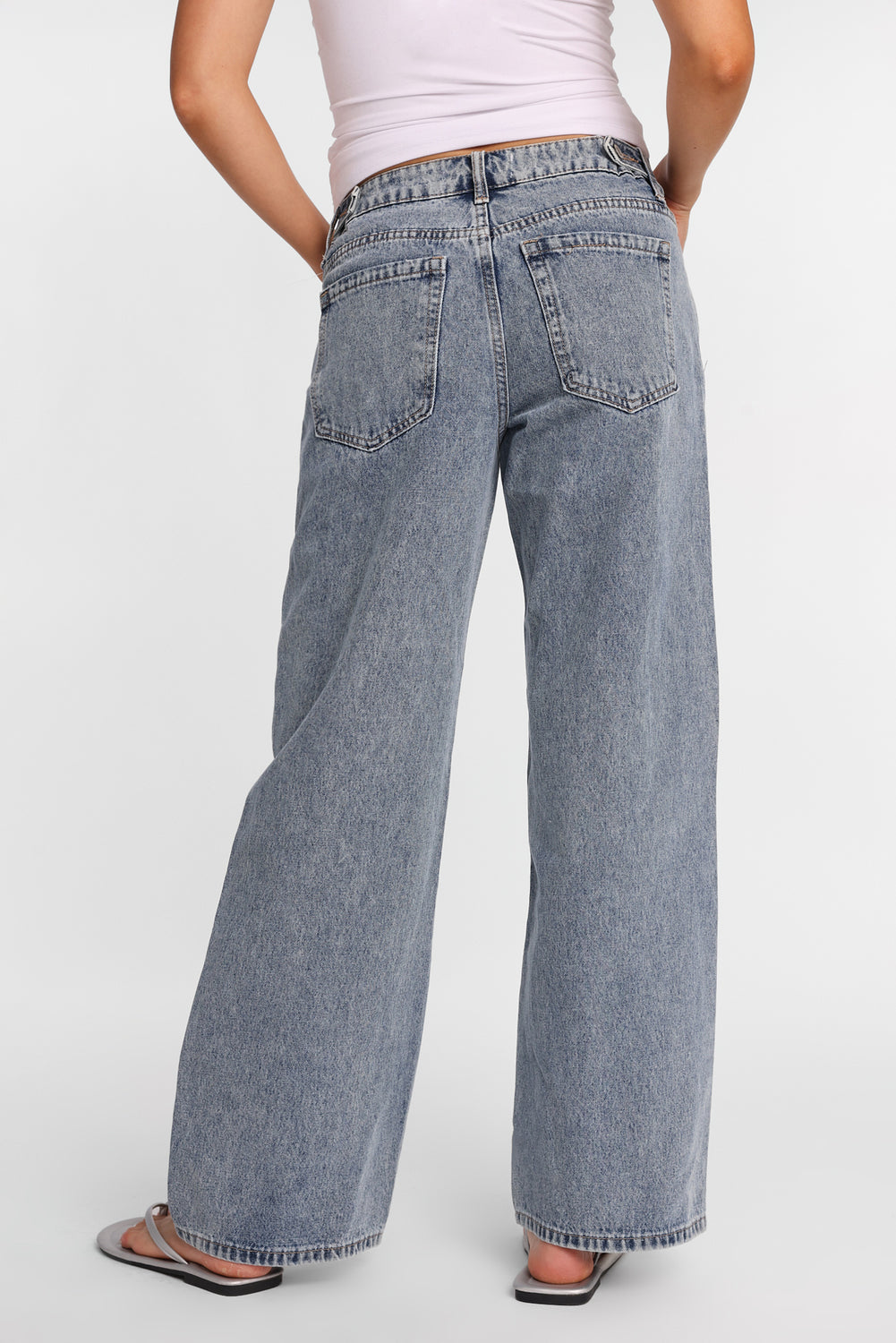 Chloe Adjustable Waist Low Rise Baggy Jeans Chloe Adjustable Waist Low Rise Baggy Jeans