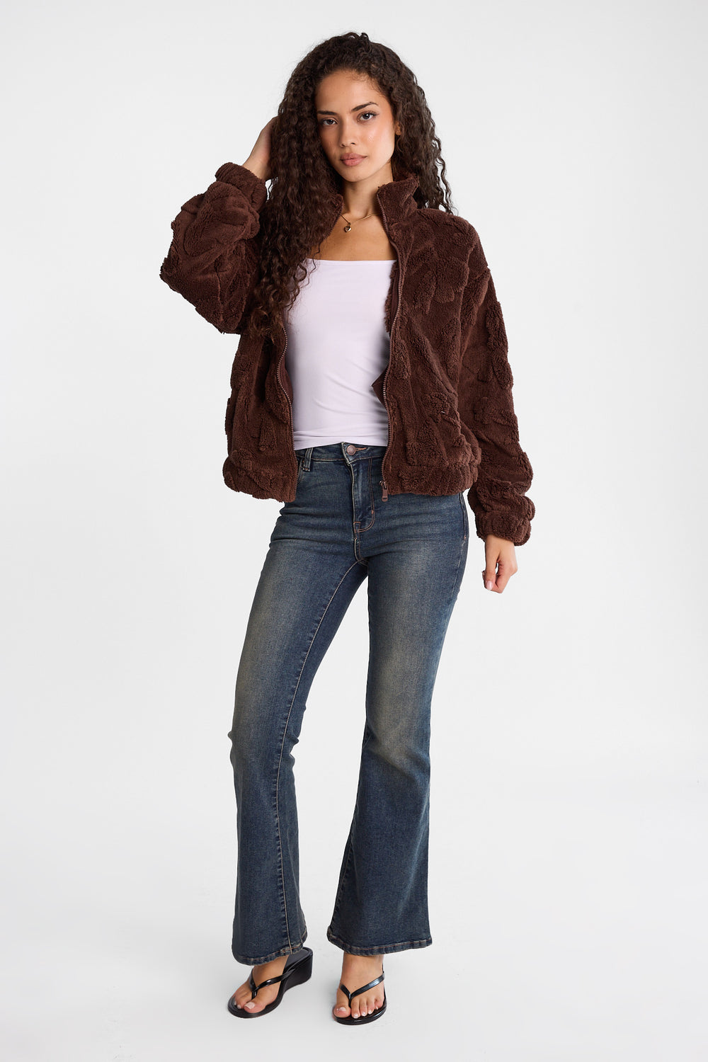 Sherpa Zip-Up Jacket Sherpa Zip-Up Jacket