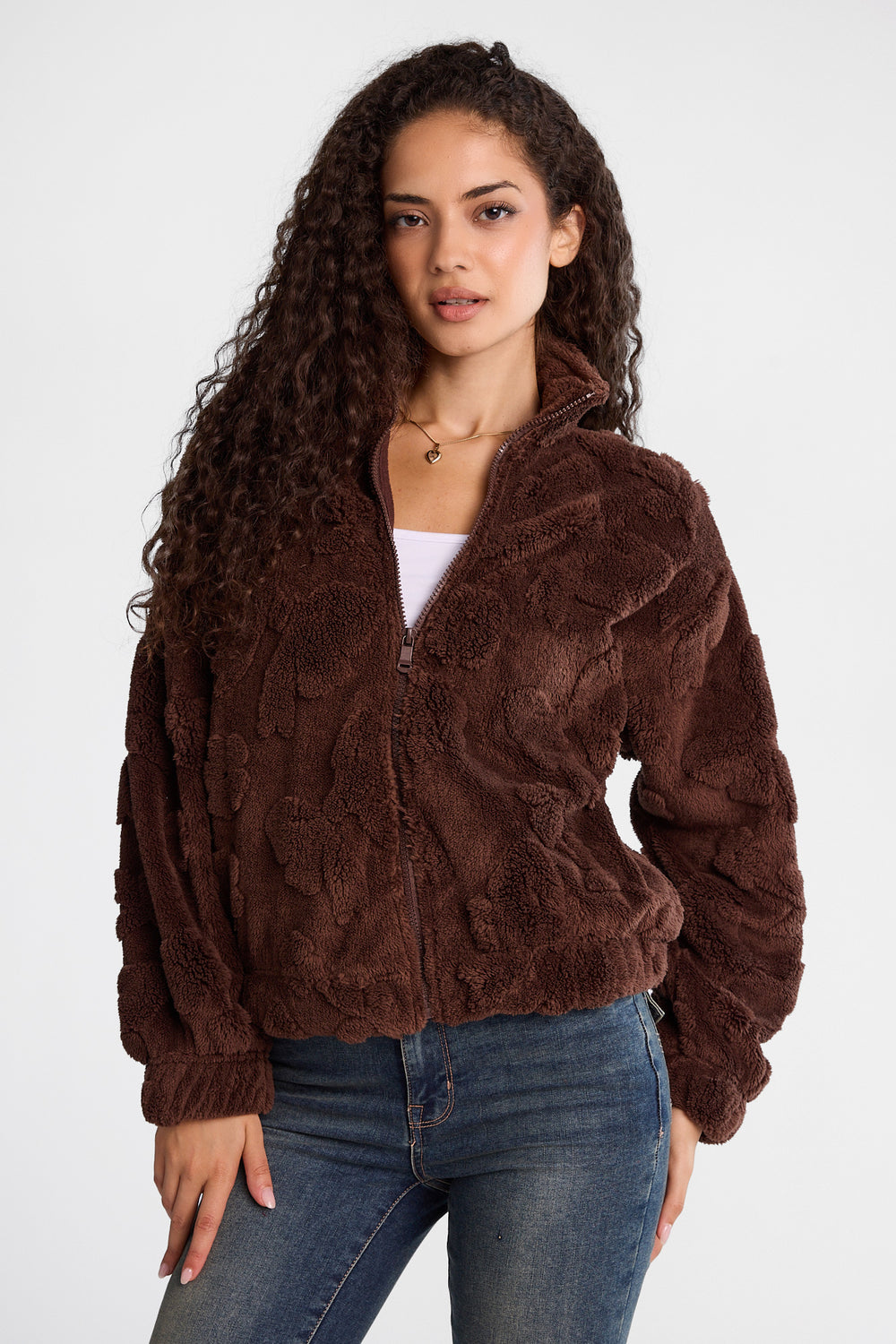 Sherpa Zip-Up Jacket Sherpa Zip-Up Jacket