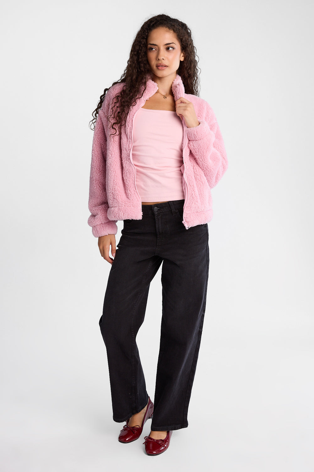 Sherpa Zip-Up Jacket Sherpa Zip-Up Jacket
