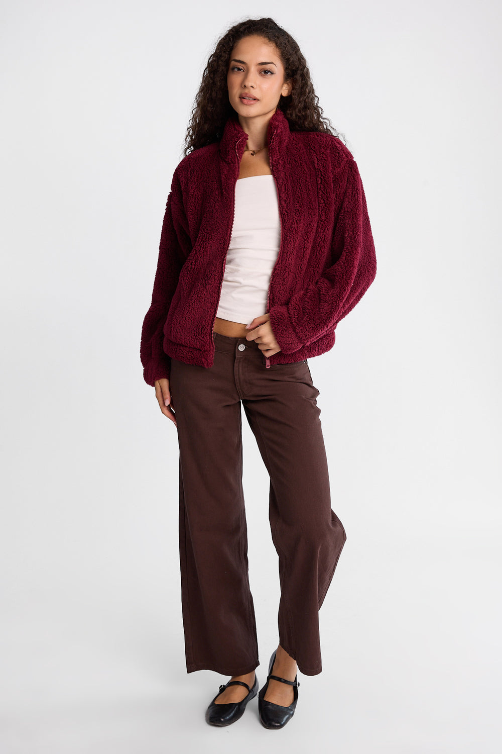 Sherpa Zip-Up Jacket Sherpa Zip-Up Jacket