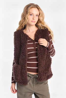 Faux-Fur Sherpa Vest