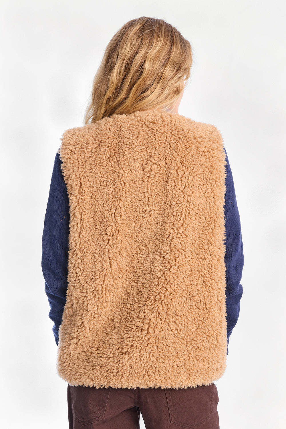 Gilet en fausse fourrure Sherpa Gilet en fausse fourrure Sherpa