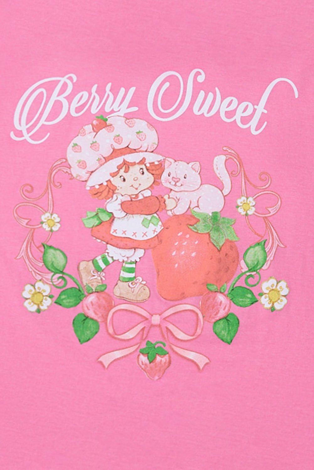 Strawberry Shortcake Berry Sweet Boyfriend Tee Strawberry Shortcake Berry Sweet Boyfriend Tee