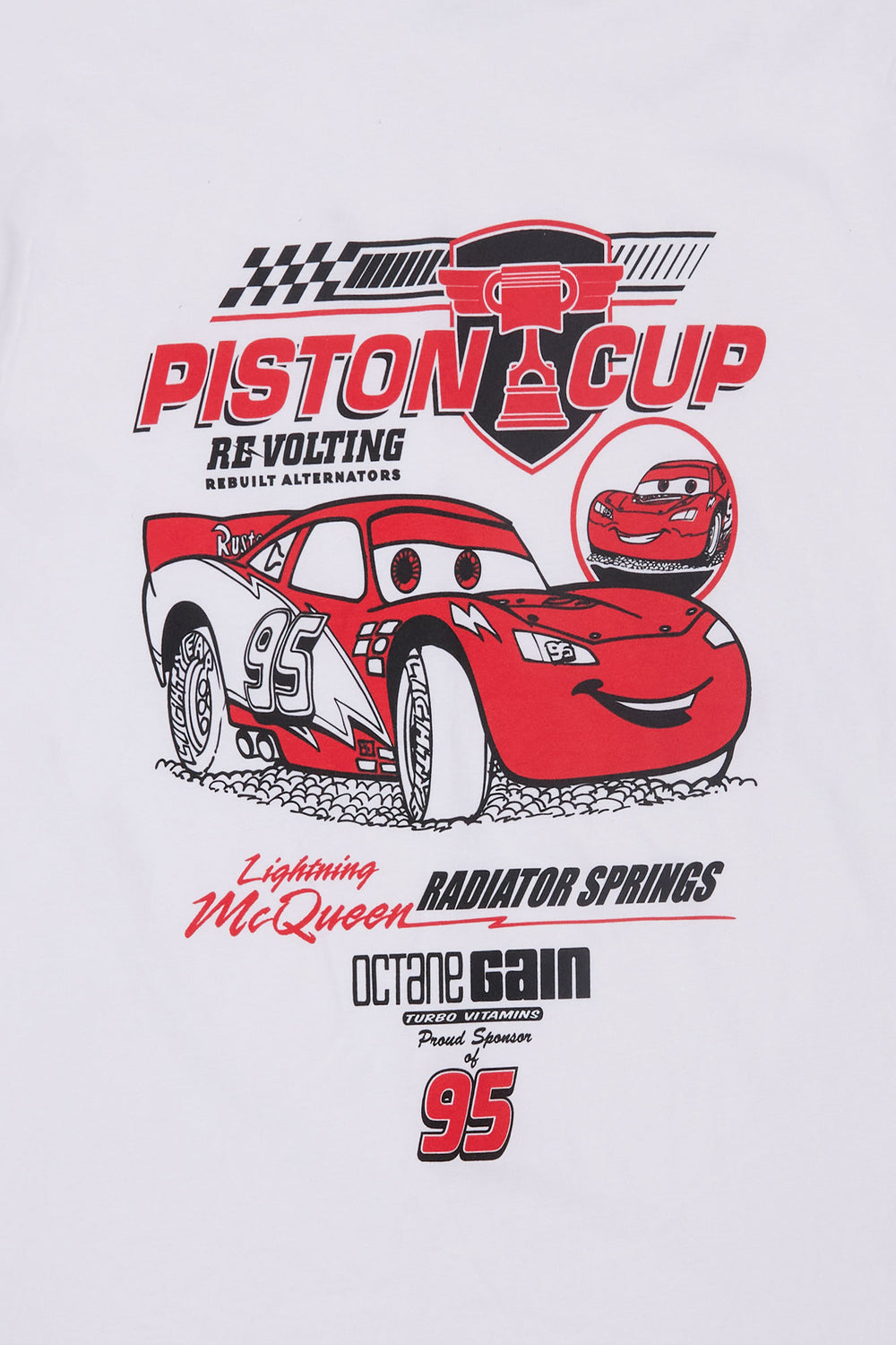 Cars Piston Cup Graphic Boyfriend Tee Cars Piston Cup Graphic Boyfriend Tee