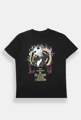T-shirt coupe boyfriend imprimé The Nightmare Before Christmas