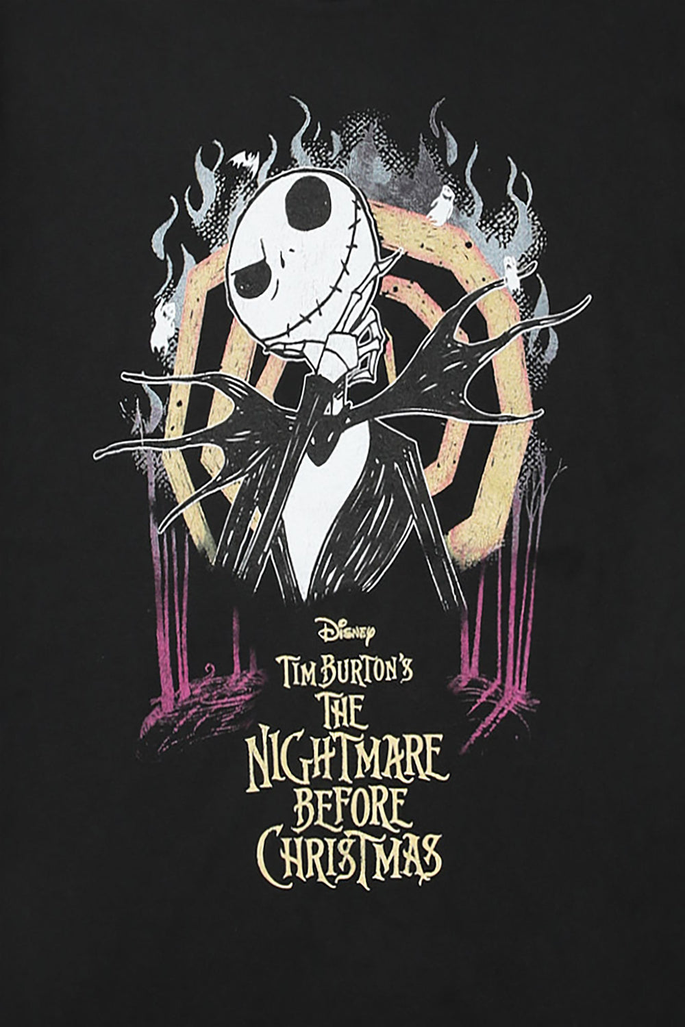 T-shirt coupe boyfriend imprimé The Nightmare Before Christmas T-shirt coupe boyfriend imprimé The Nightmare Before Christmas