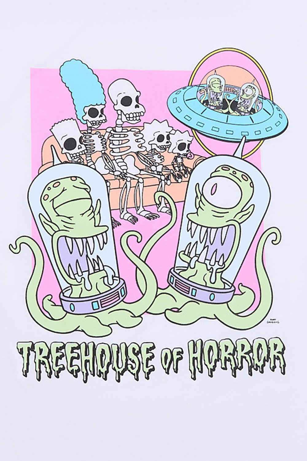 The Simpsons Treehouse Of Horror Graphic Boyfriend Tee The Simpsons Treehouse Of Horror Graphic Boyfriend Tee