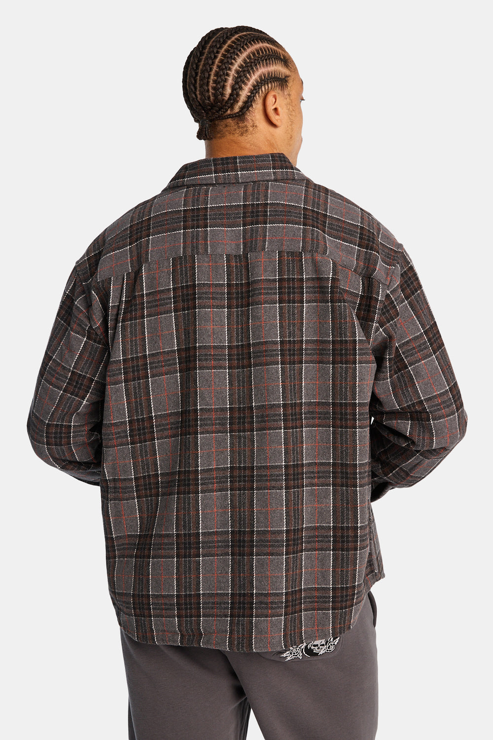 Plaid Button-Up Relaxed Shirt Plaid Button-Up Relaxed Shirt