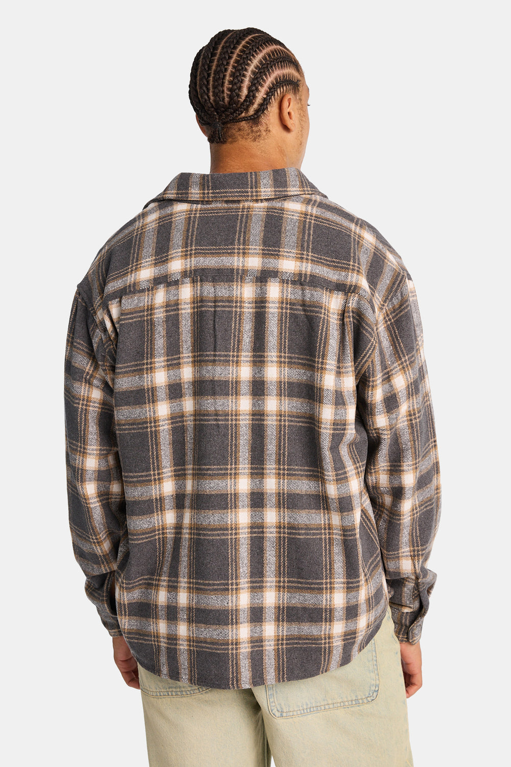 Plaid Button-Up Relaxed Shirt Plaid Button-Up Relaxed Shirt