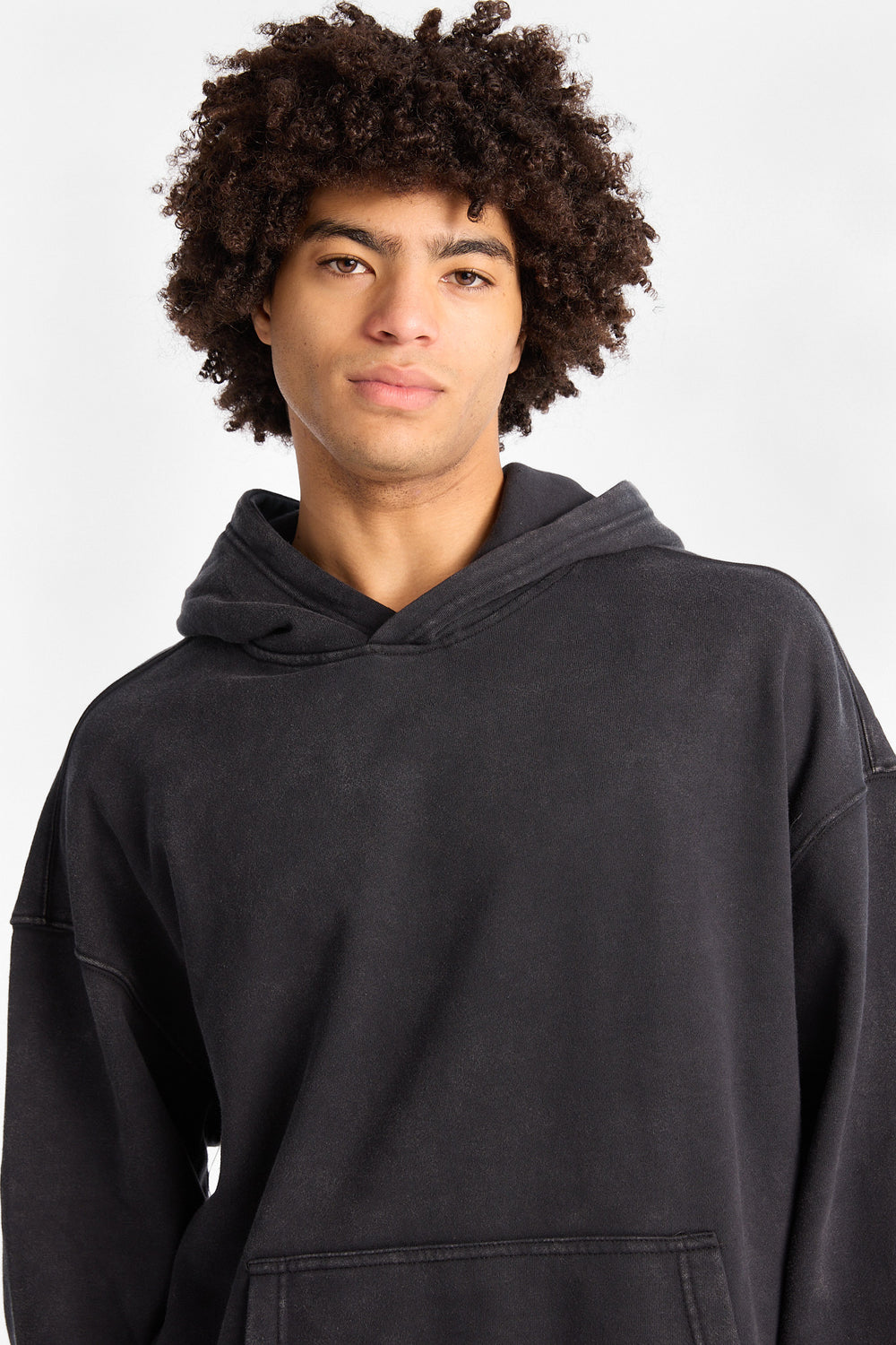North Western Washed Boxy Hoodie North Western Washed Boxy Hoodie