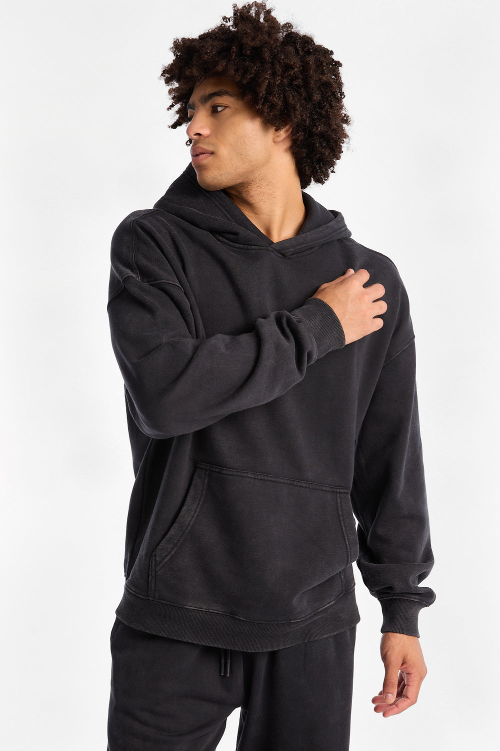 North Western Washed Boxy Hoodie North Western Washed Boxy Hoodie