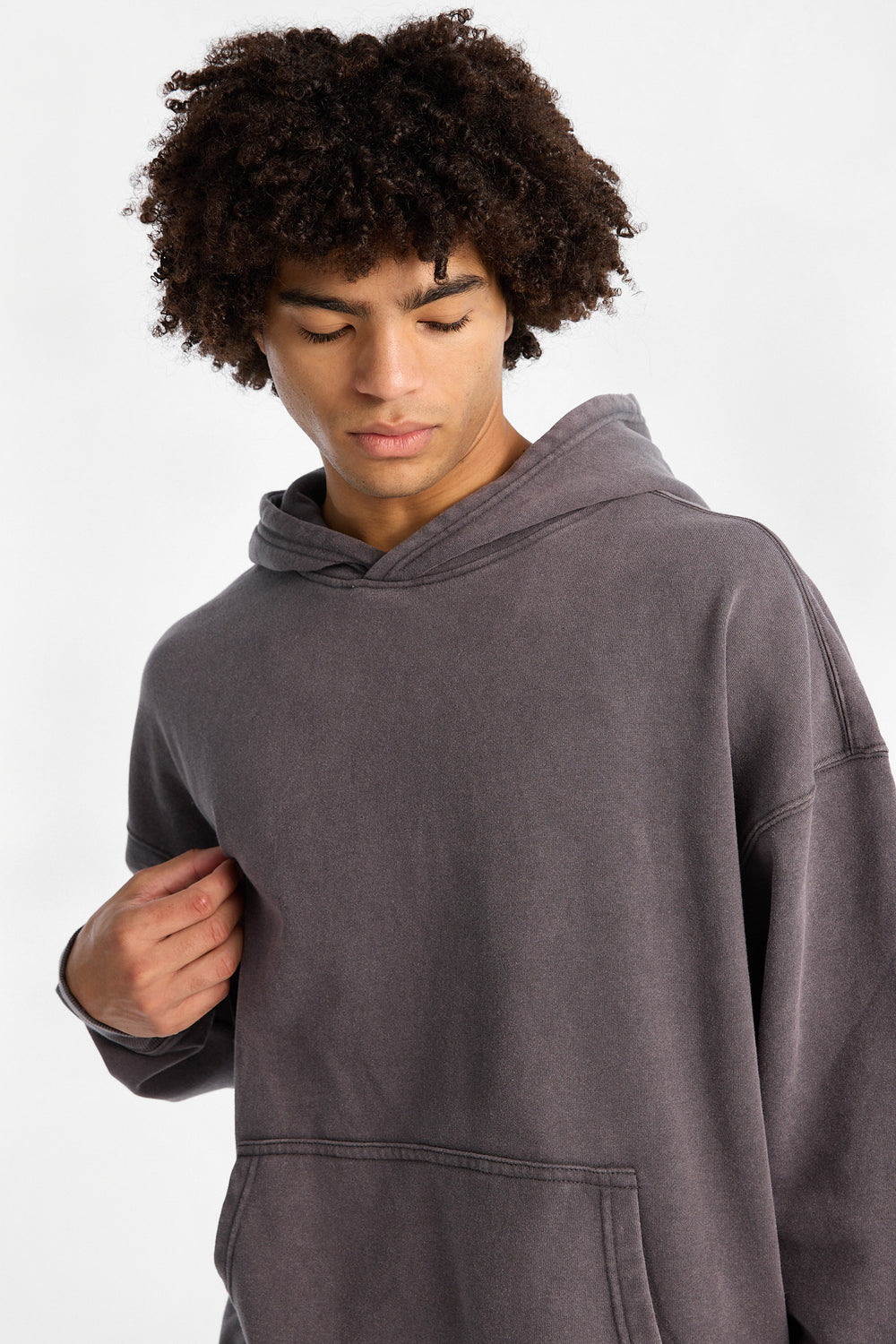 North Western Washed Boxy Hoodie North Western Washed Boxy Hoodie