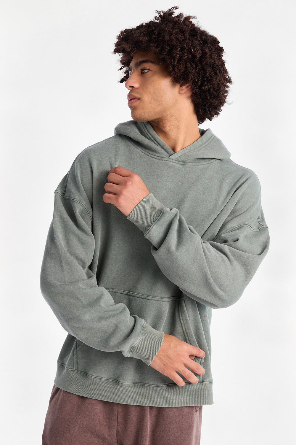 North Western Washed Boxy Hoodie North Western Washed Boxy Hoodie