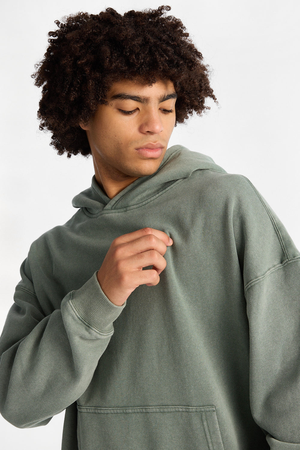 North Western Washed Boxy Hoodie North Western Washed Boxy Hoodie