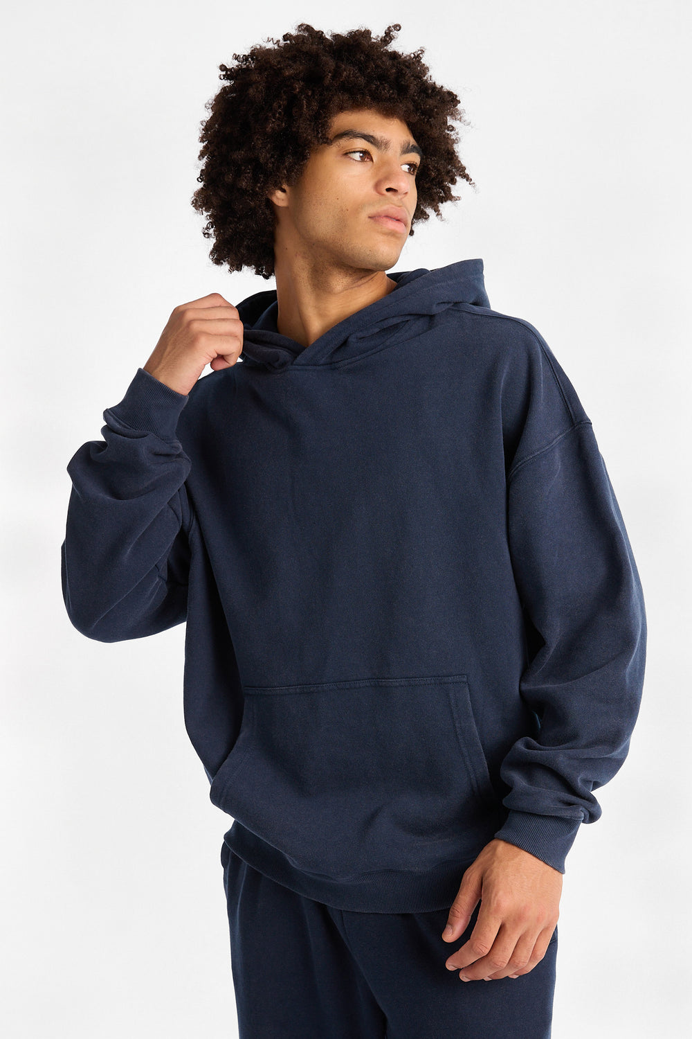 North Western Washed Boxy Hoodie North Western Washed Boxy Hoodie