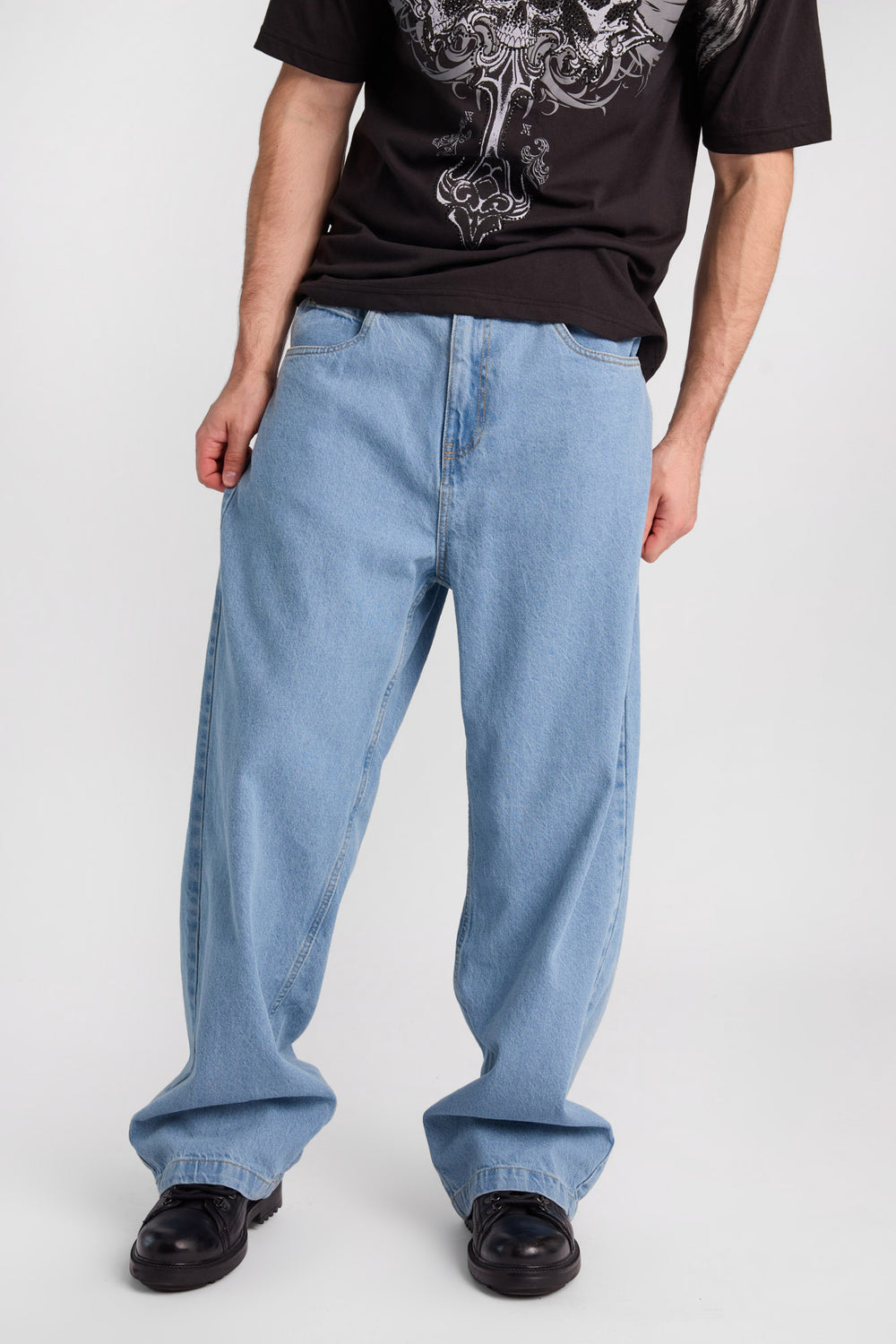 Jean ultra-ample brodé Arsenic Jean ultra-ample brodé Arsenic