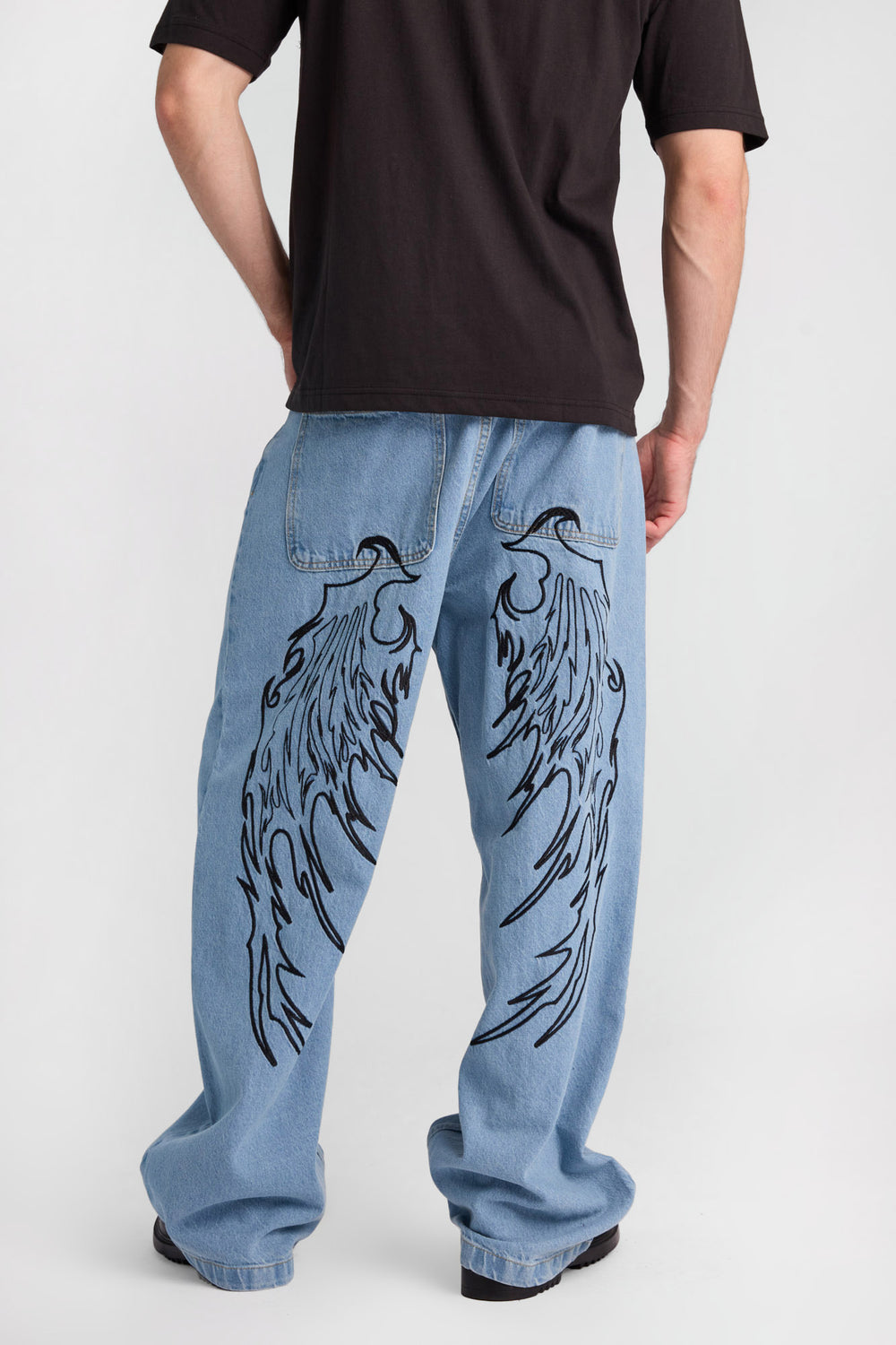 Jean ultra-ample brodé Arsenic Jean ultra-ample brodé Arsenic