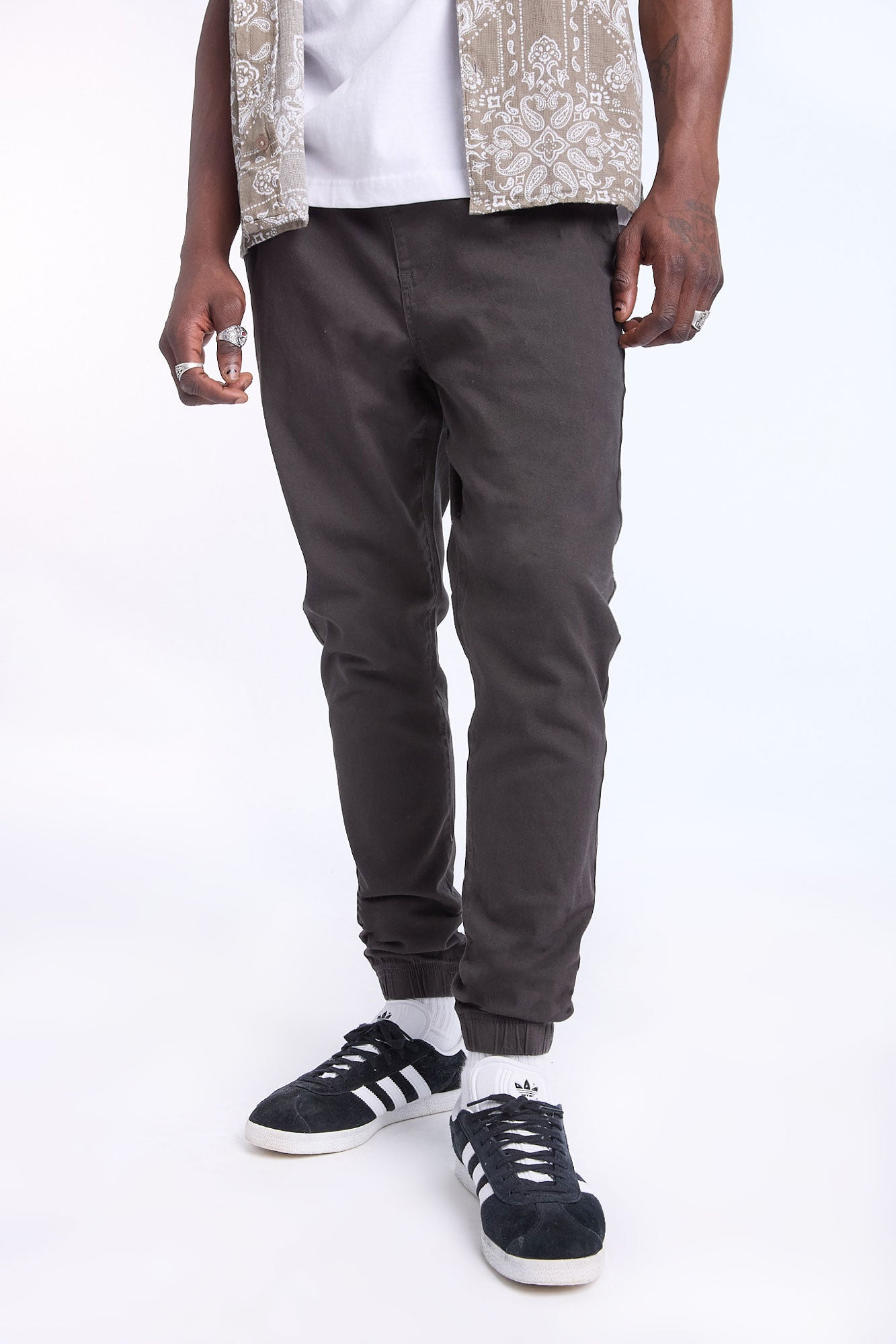 Mens Twill Joggers | West49