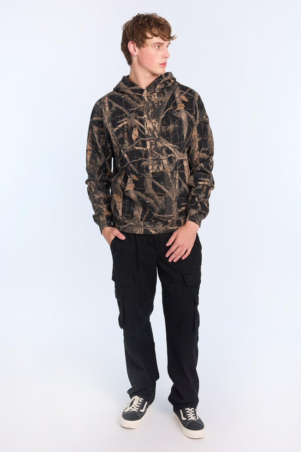 Pantalon cargo ample à 4 poches homme Pantalon cargo ample à 4 poches homme