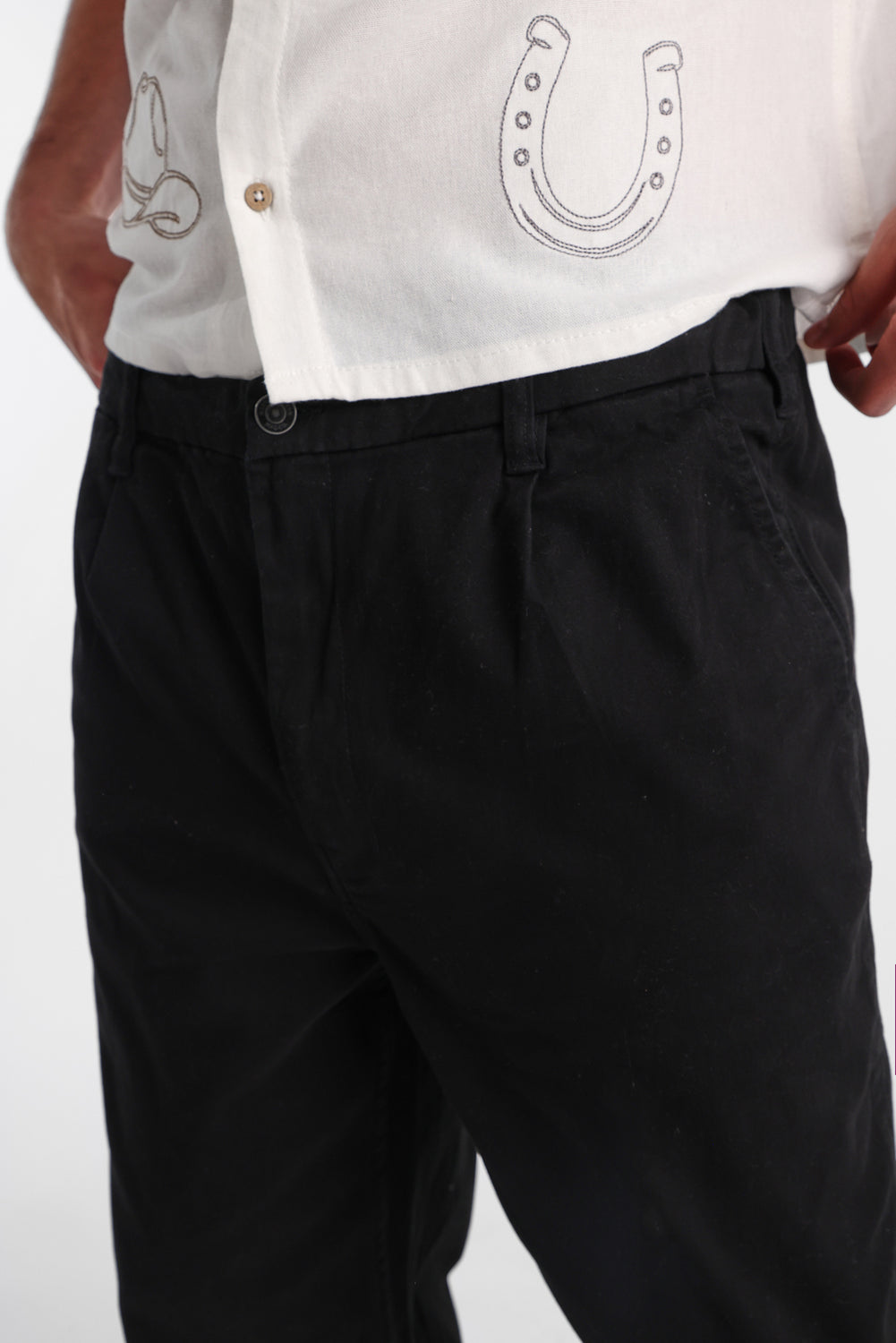 Loose Twill Pleated Pants Loose Twill Pleated Pants