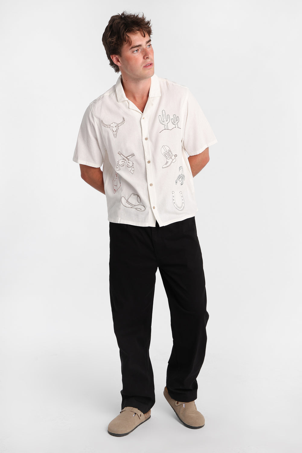 Loose Twill Pleated Pants Loose Twill Pleated Pants