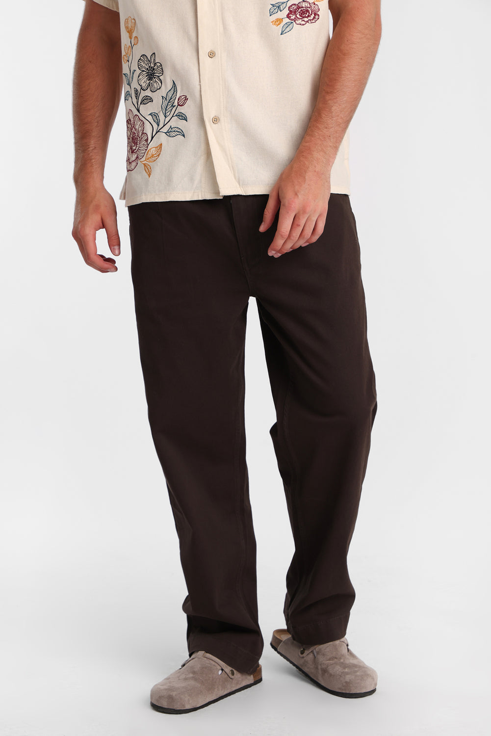 Loose Twill Pleated Pants Loose Twill Pleated Pants