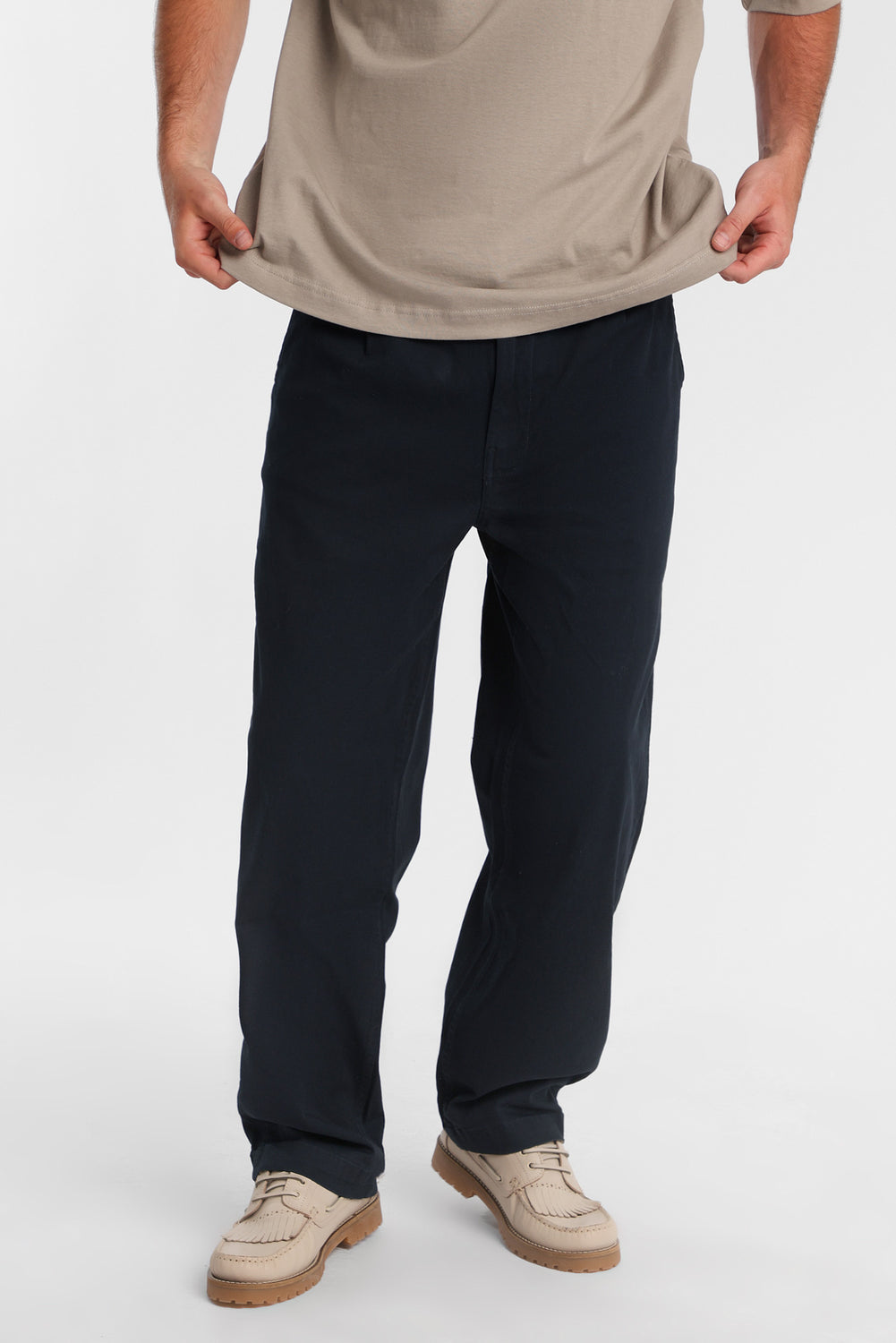 Loose Twill Pleated Pants Loose Twill Pleated Pants