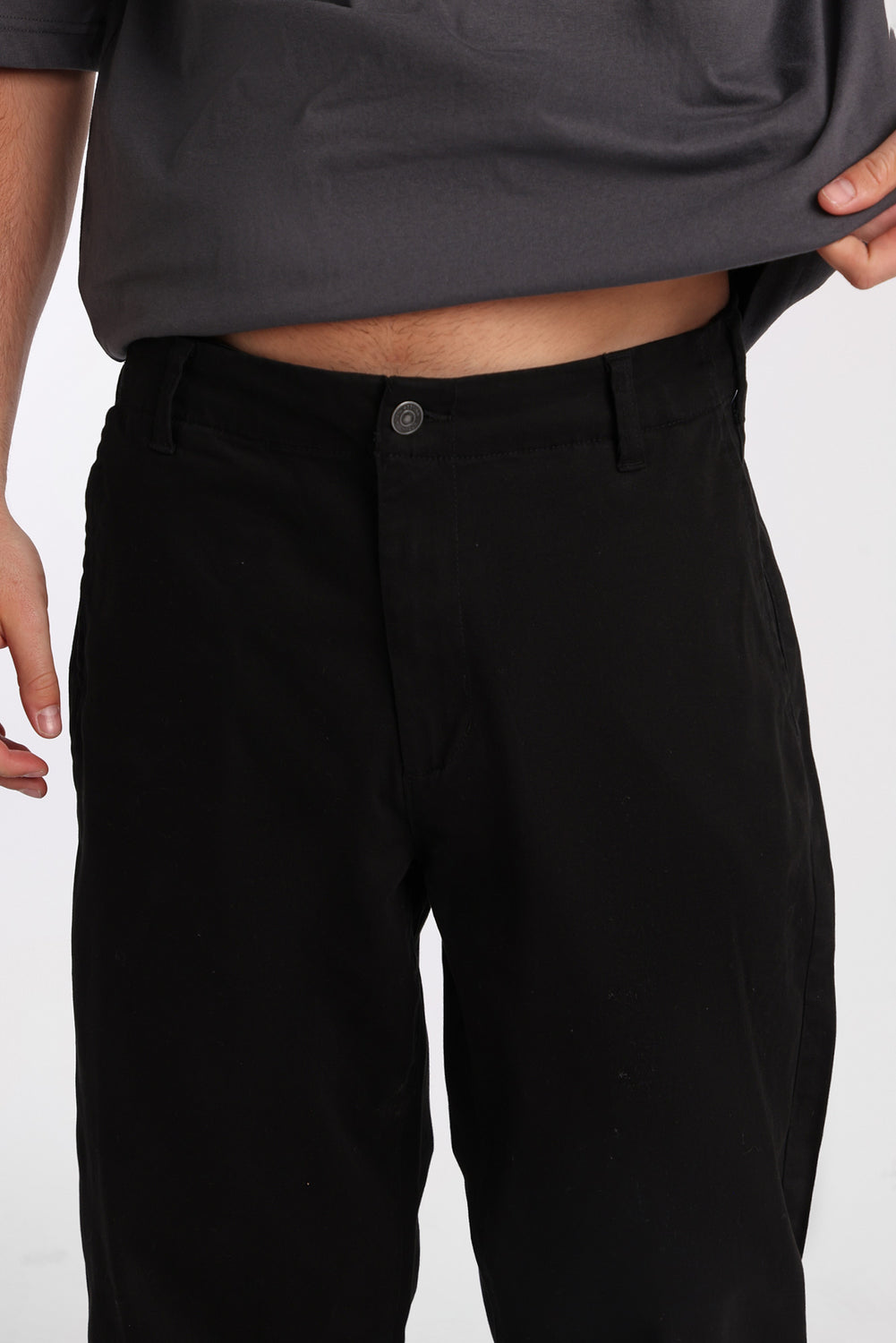 Pantalon ample en sergé Pantalon ample en sergé