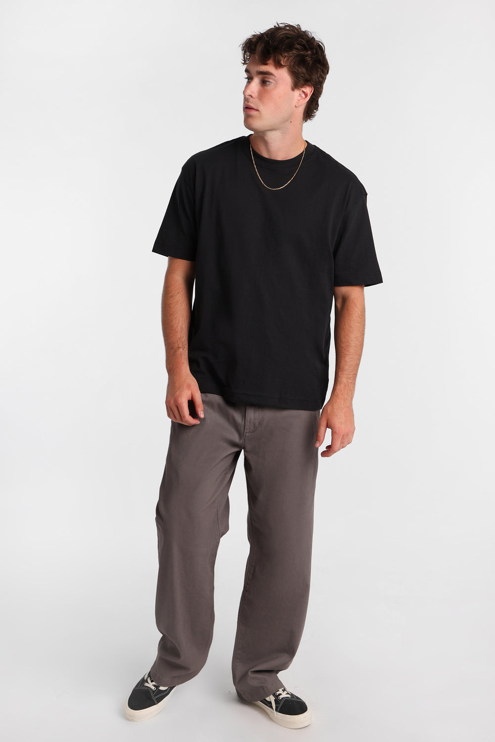 Pantalon ample en sergé Pantalon ample en sergé