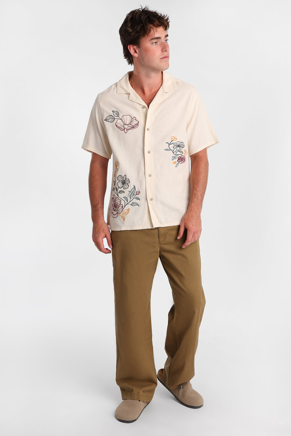 Pantalon ample en sergé Pantalon ample en sergé