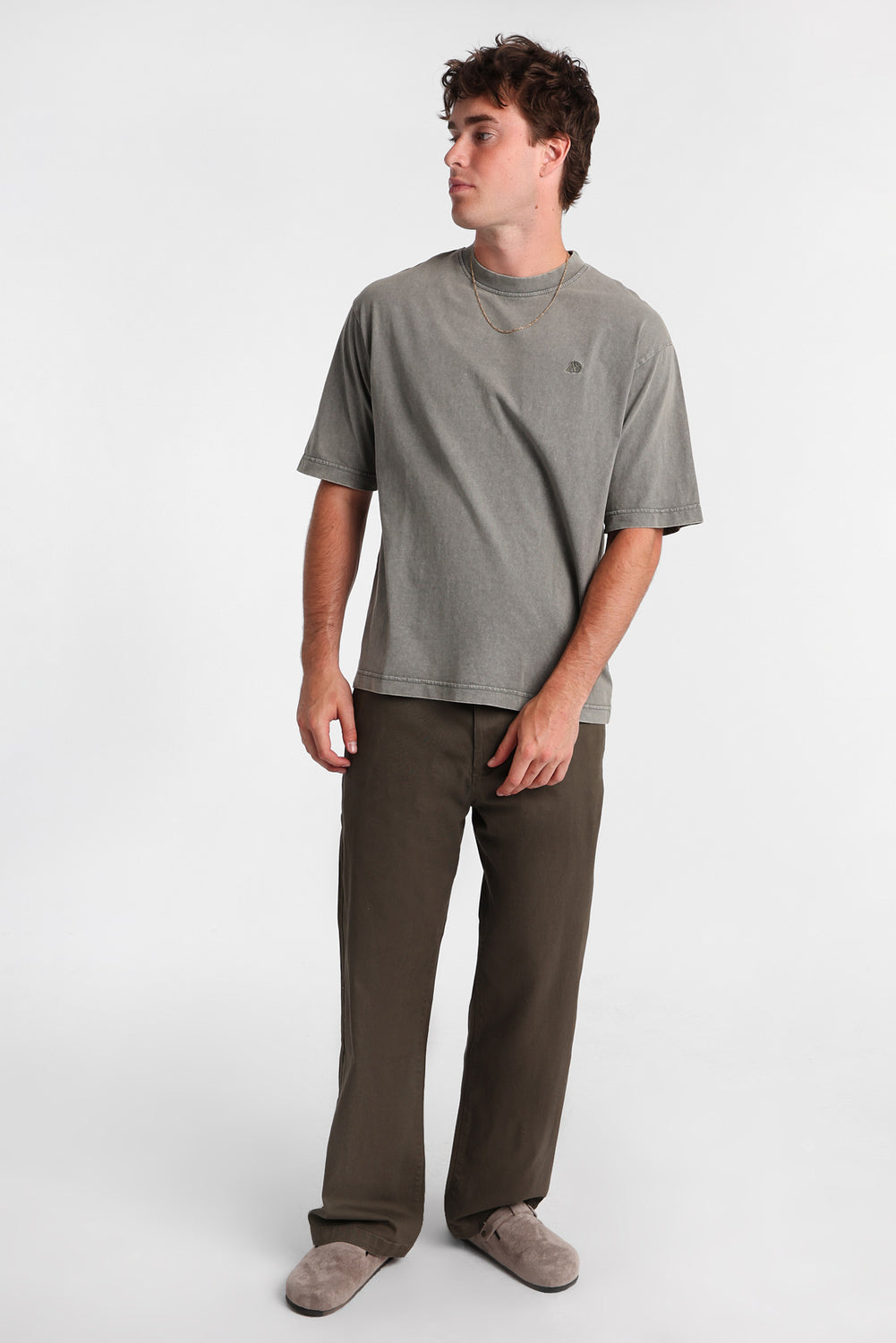 Pantalon ample en sergé Pantalon ample en sergé