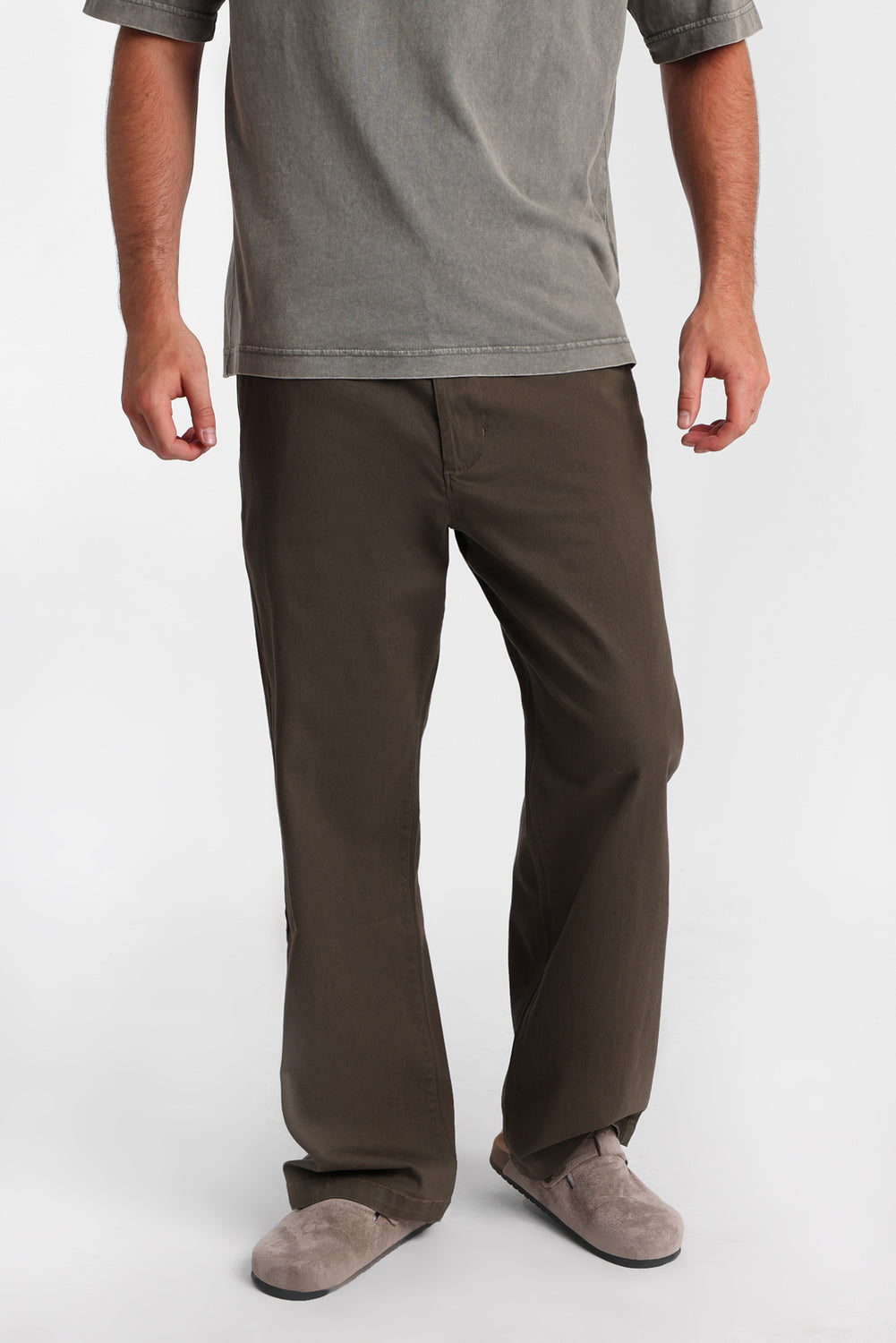 Pantalon ample en sergé Pantalon ample en sergé