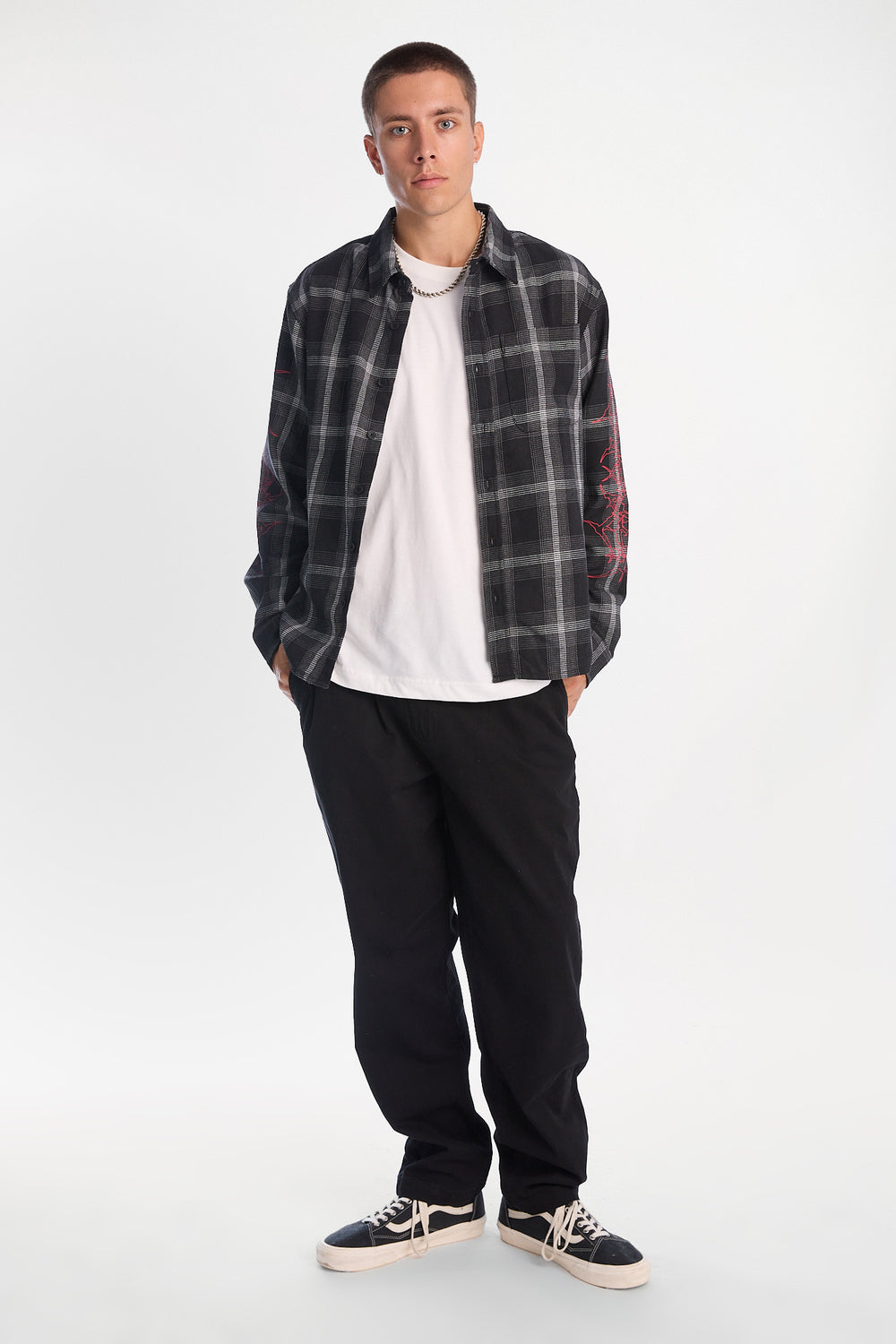 Pantalon décontracté en sergé Pantalon décontracté en sergé