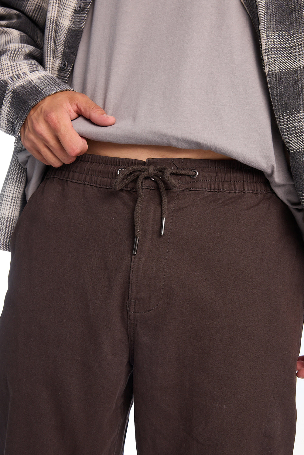 Pantalon décontracté en sergé Pantalon décontracté en sergé