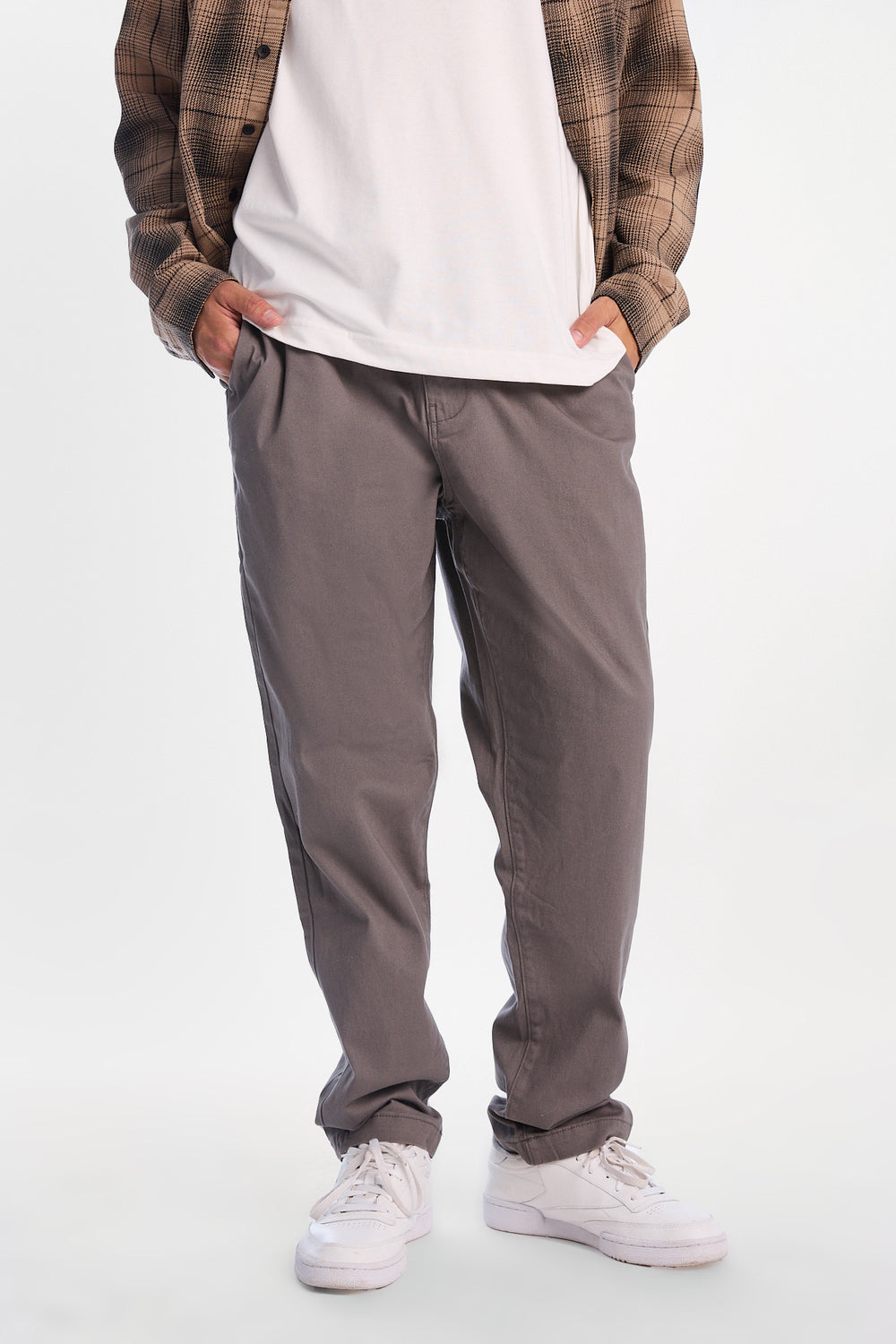 Pantalon décontracté en sergé Pantalon décontracté en sergé