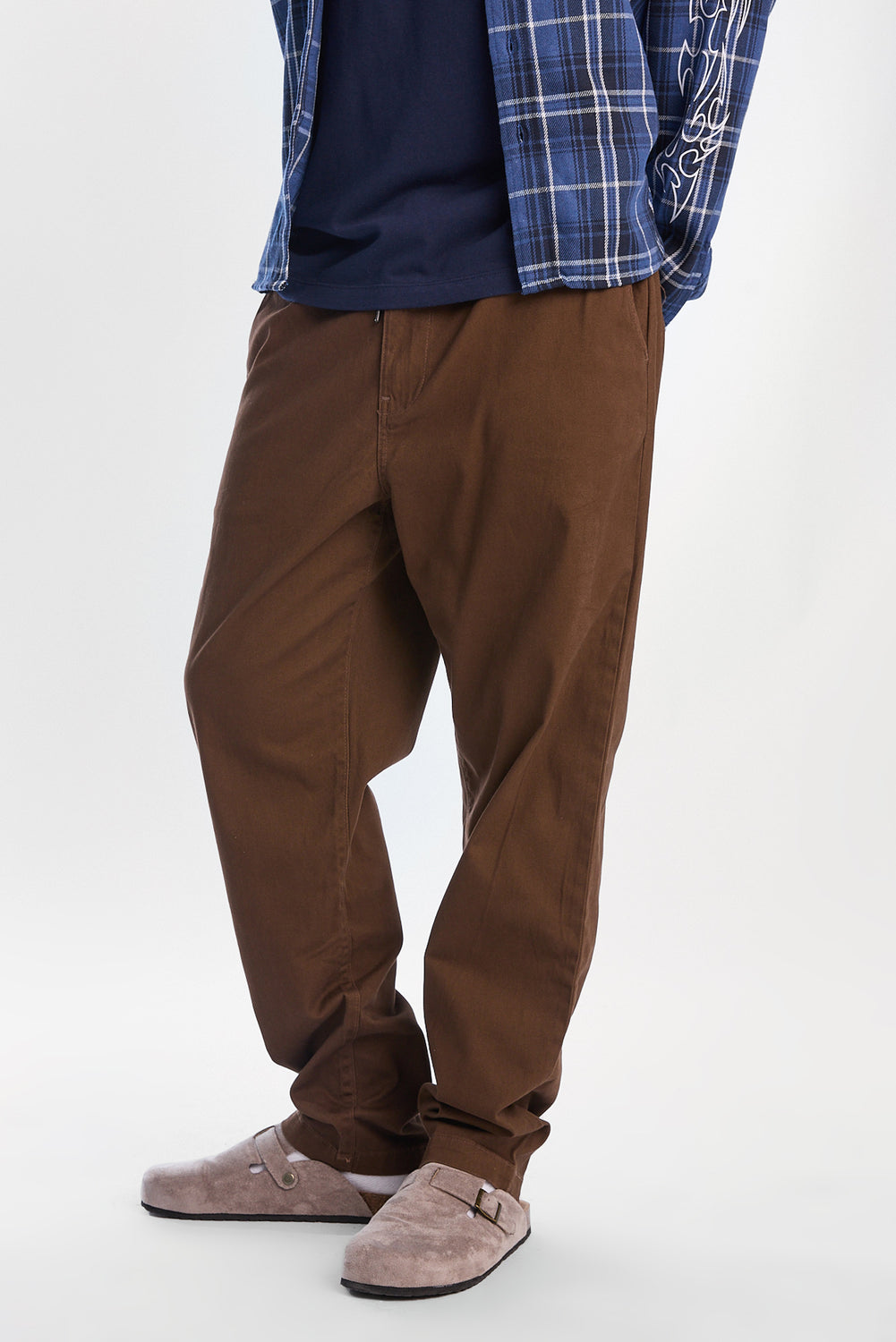 Pantalon décontracté en sergé Pantalon décontracté en sergé