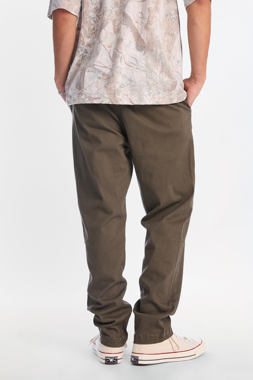 Pantalon décontracté en sergé Pantalon décontracté en sergé
