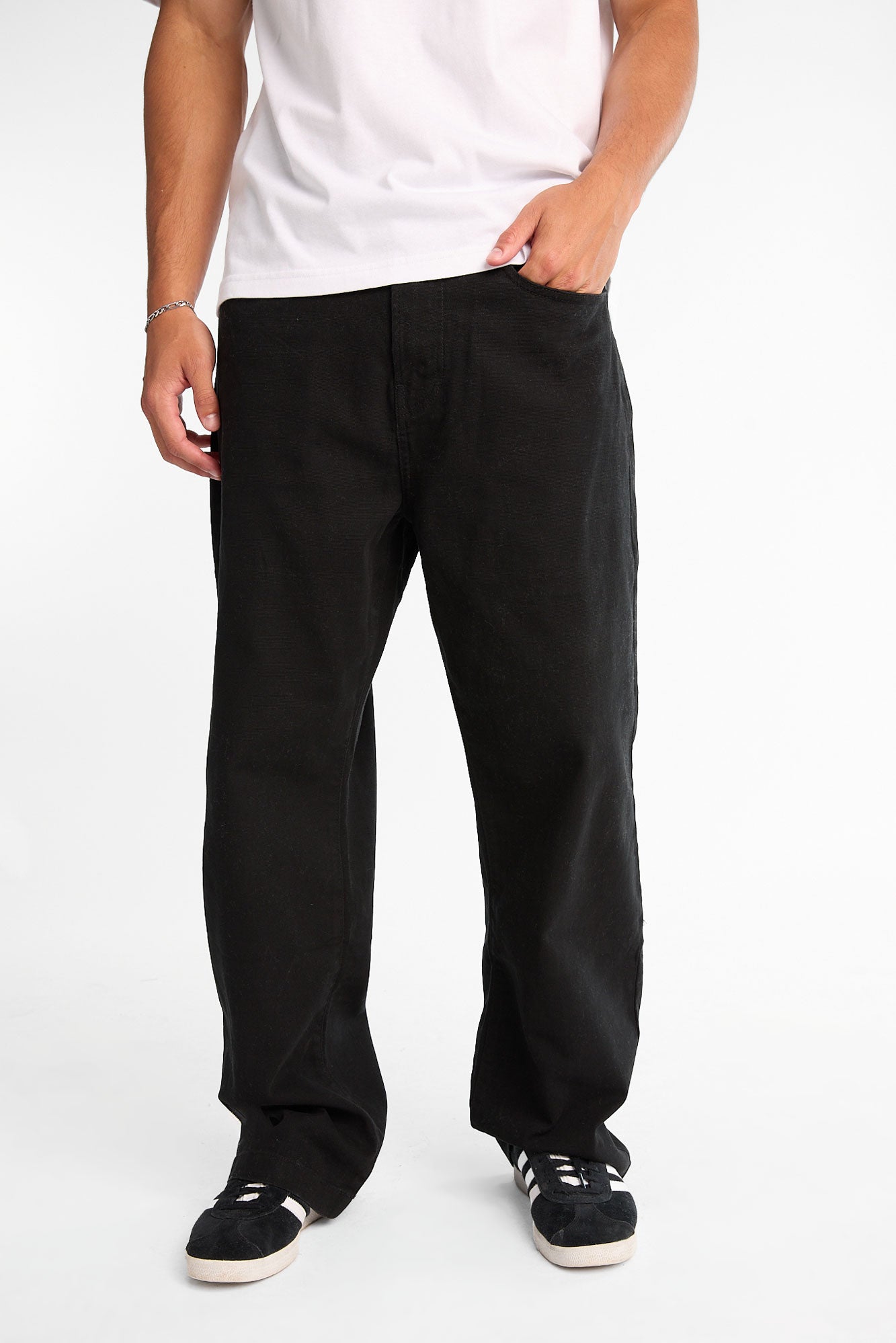 Baggy Canvas Pants - /