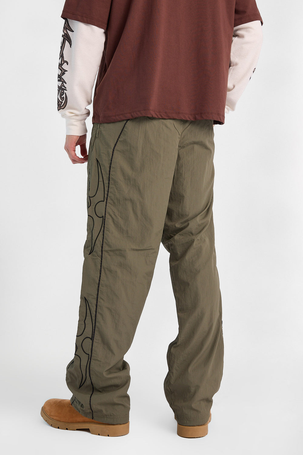 Pantalon de survêtement en nylon ample Arsenic Pantalon de survêtement en nylon ample Arsenic