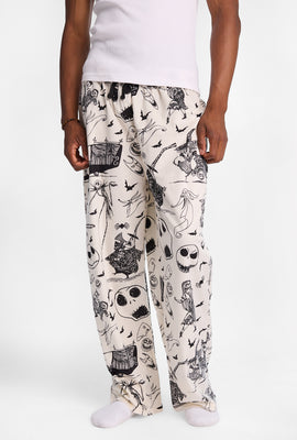 Pantalon pyjama en molleton soyeux imprimé L'Étrange Noël de Monsieur Jack