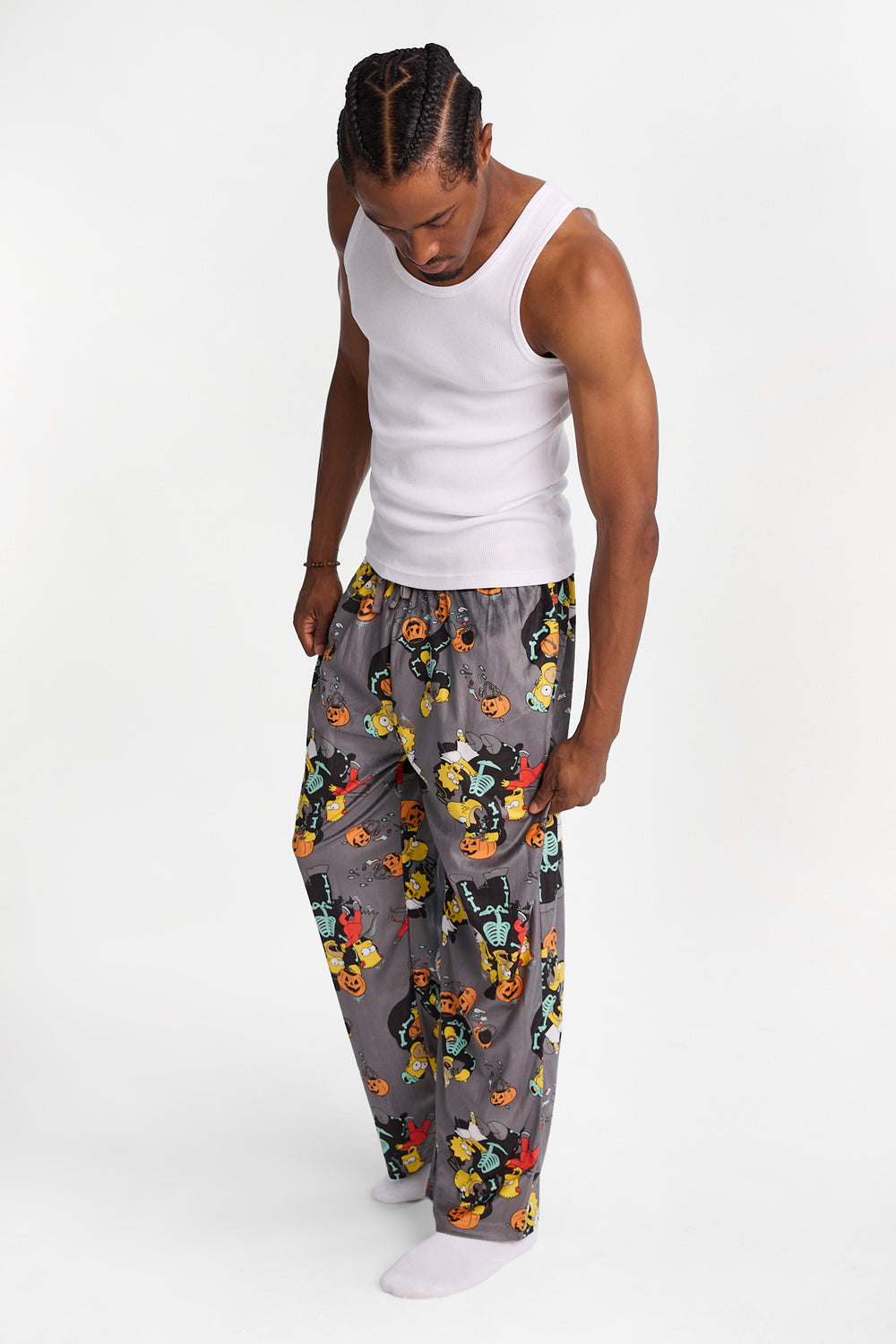 Spooky Simpsons Silky Fleece Pajama Pants Spooky Simpsons Silky Fleece Pajama Pants