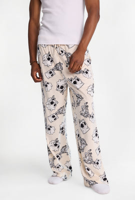 The Simpsons Skeletons Silky Fleece Pajama Pants