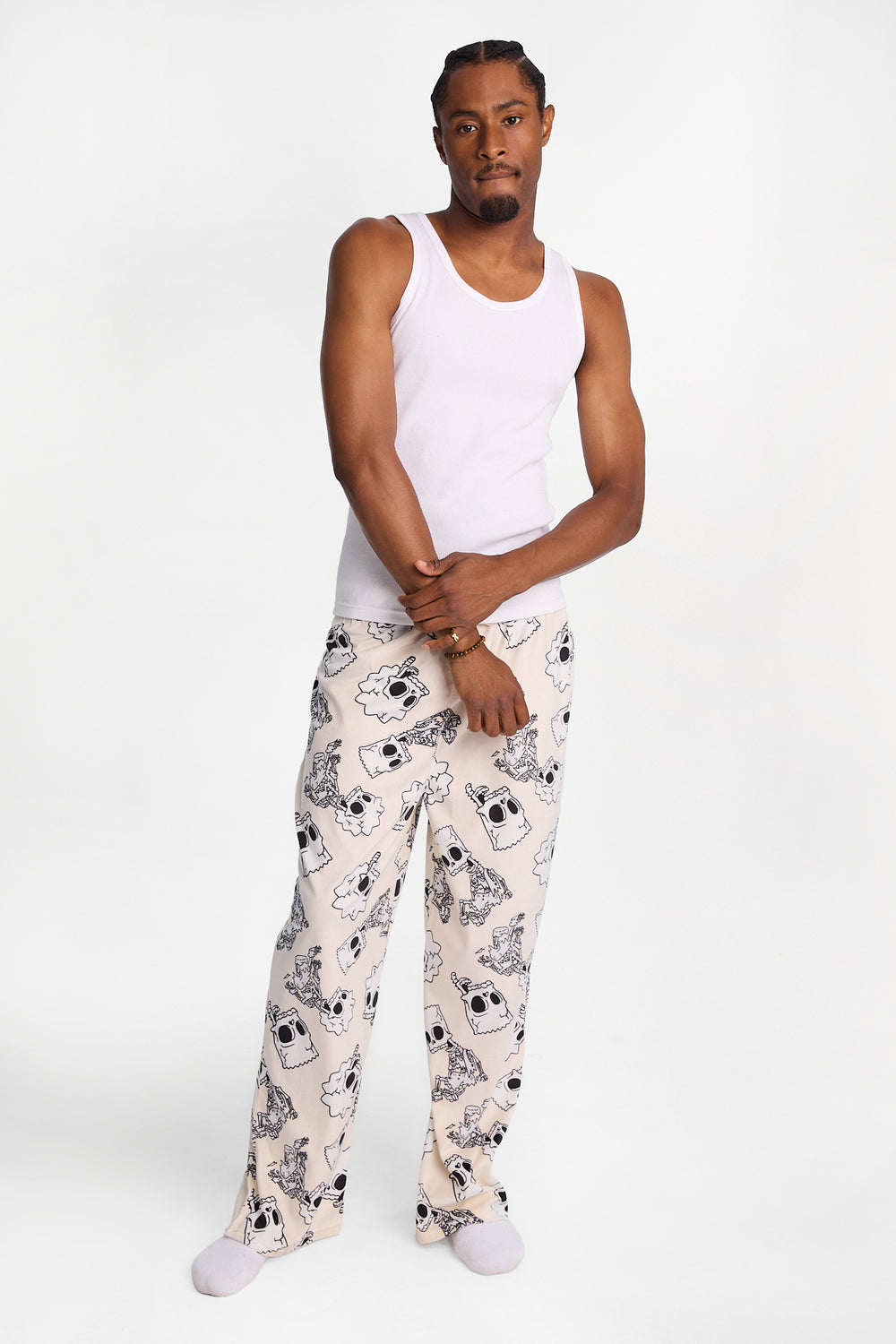 The Simpsons Skeletons Silky Fleece Pajama Pants The Simpsons Skeletons Silky Fleece Pajama Pants