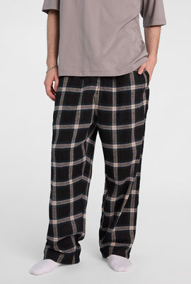 Classic Windowpane Plaid Pajama Pants